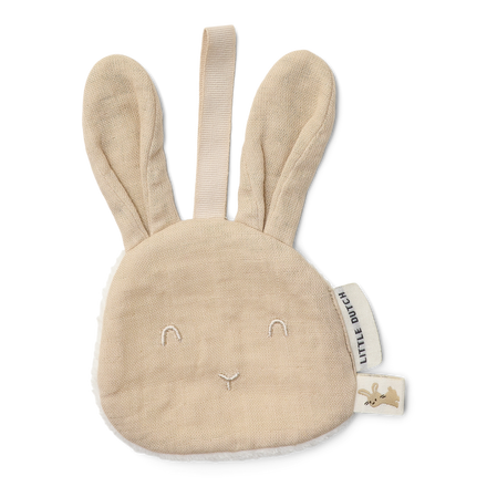 Little Dutch Pacifier Cloth Rabbit | Beige
