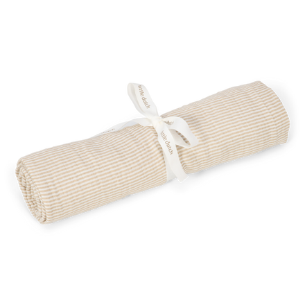 Little Dutch Swaddle Cloth Muslin 120x120 | Pure Soft Beige