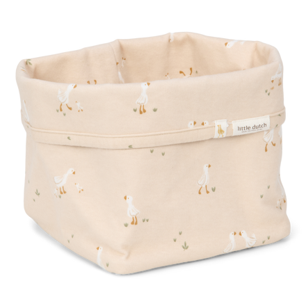 Little Dutch Storage Basket Small Little Goose | White