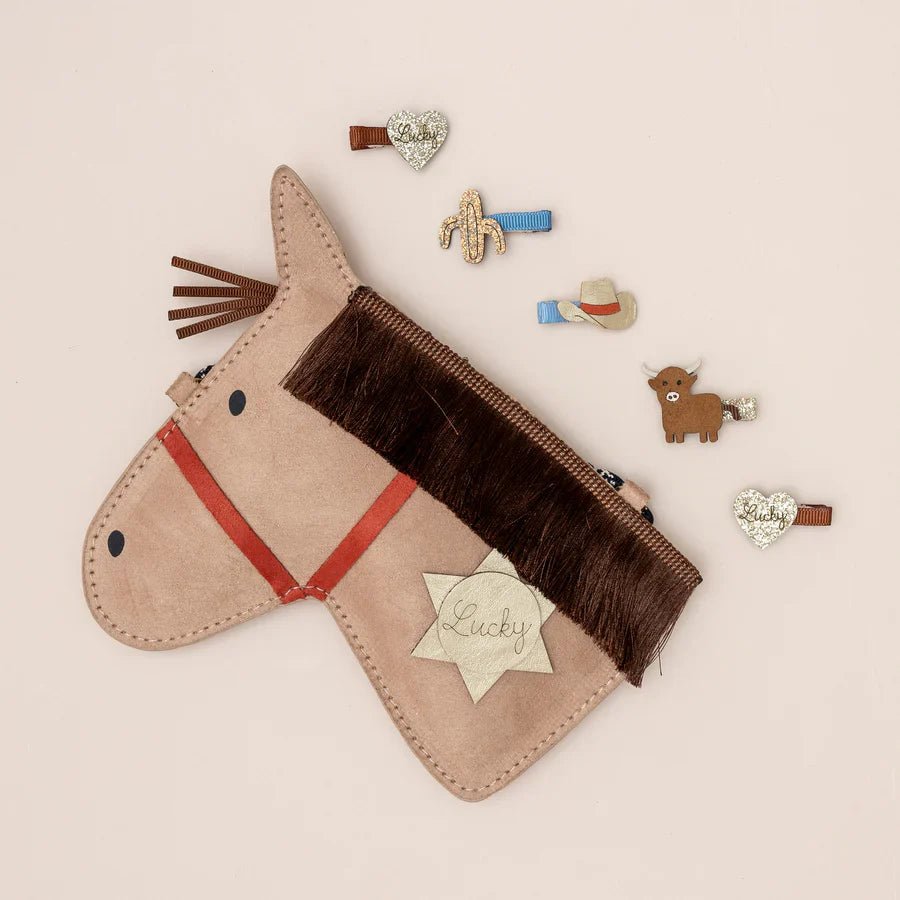 Mimi & Lula Horse Handbag Beige/Brown