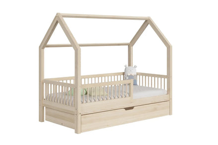 De Gele Flamingo Bed House Rio | Single with drawer for mattress 90x200cm