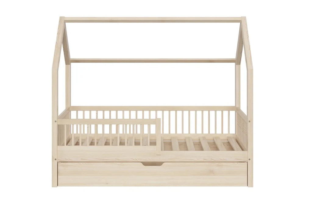 De Gele Flamingo Bed House Rio | Single with drawer for mattress 90x200cm