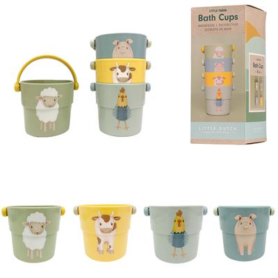Little Dutch Bath Cups Farm