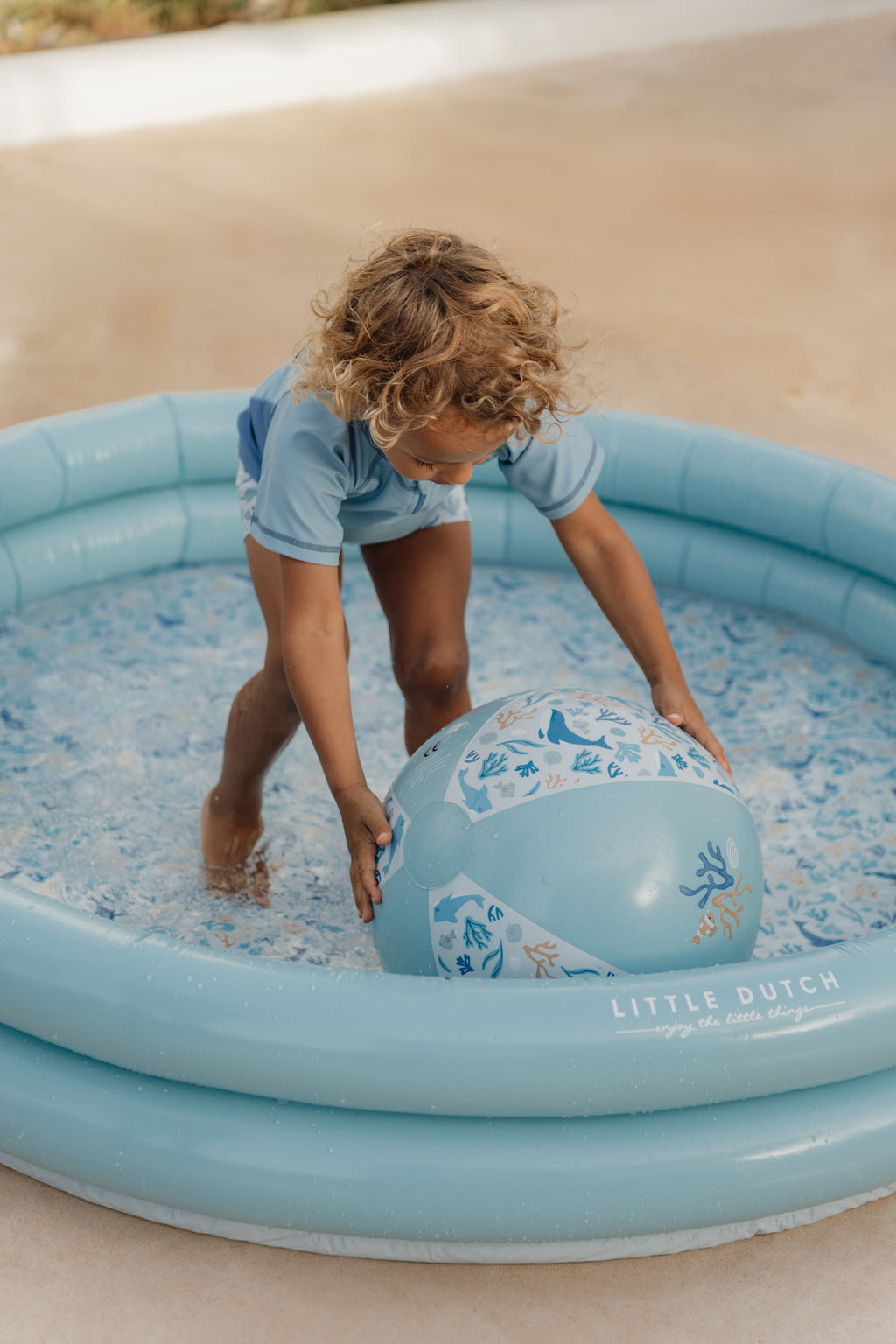 Little Dutch Ocean Dreams Swimming Pool Blue 150cm