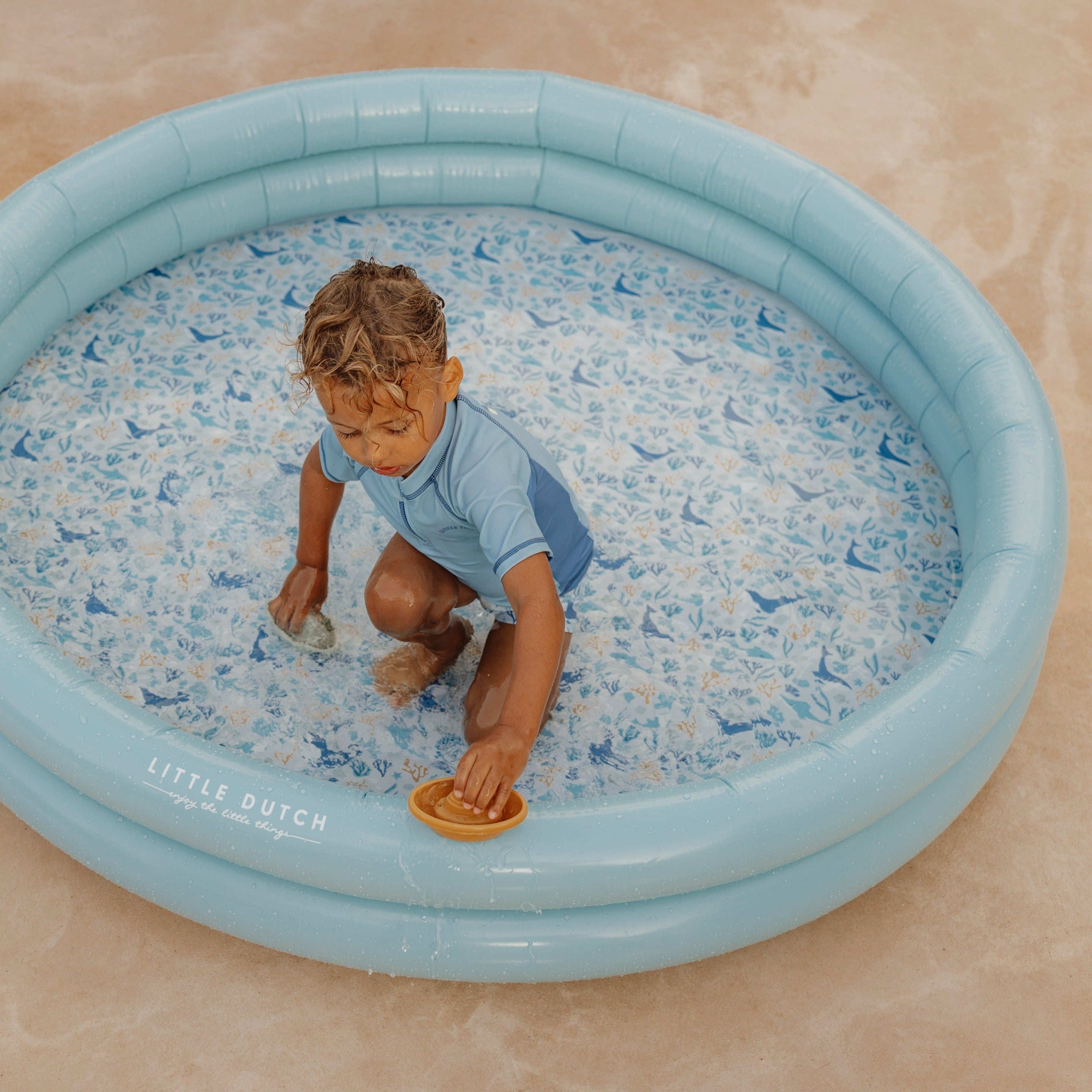 Little Dutch Ocean Dreams Swimming Pool Blue 150cm