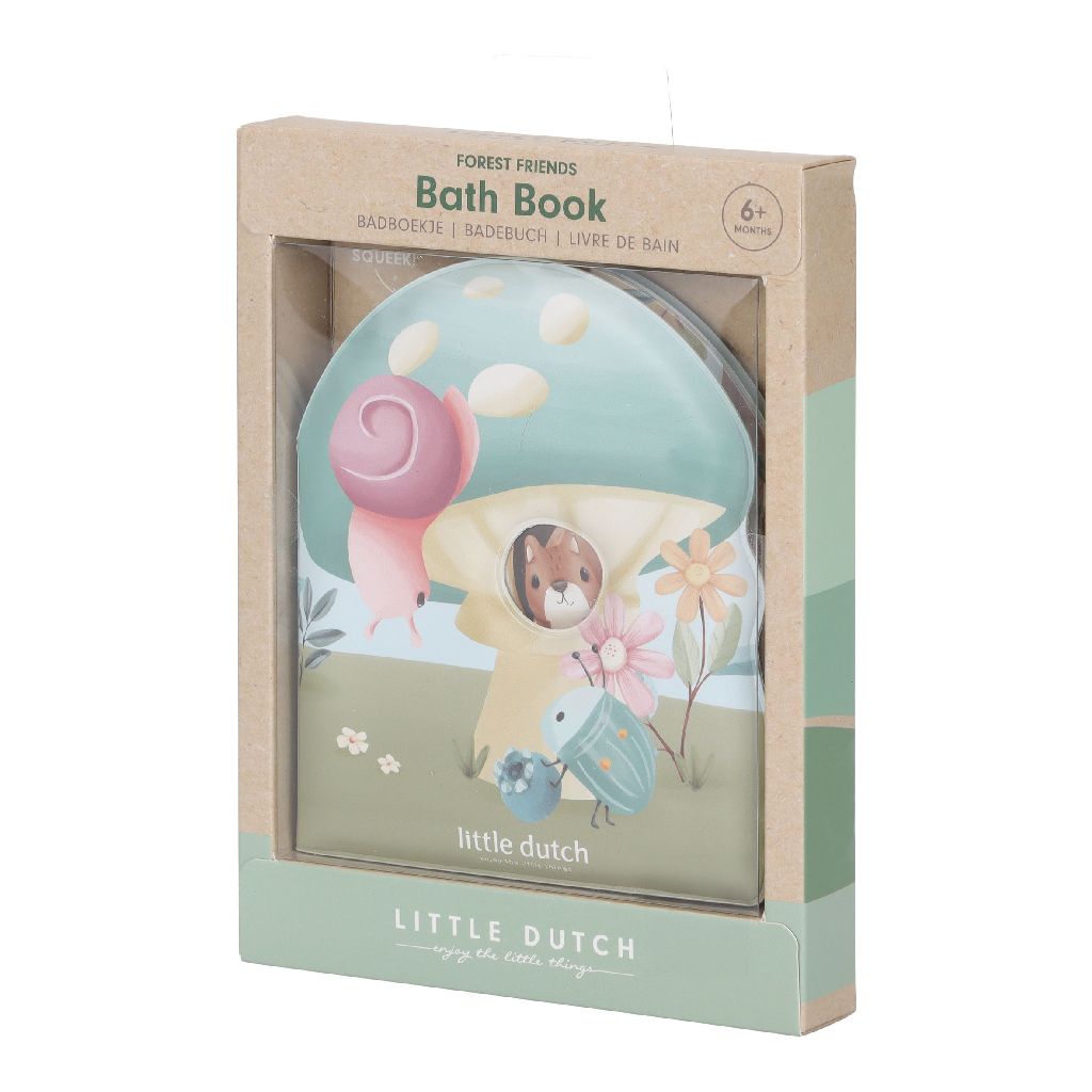 Little Dutch Bath Book Forest Friends