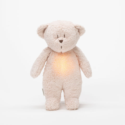 Moonie Cuddly Toy bear heartbeat and light | Rose Natur