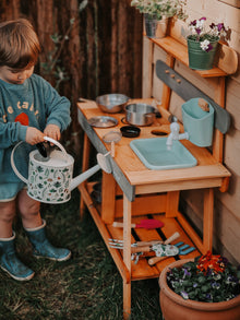 Janod Wooden Outside Play Kitchen | Muddy Lab