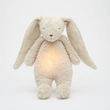 Moonie Plush Toy Heartbeat and Light | Bunny Organic Sand Natural