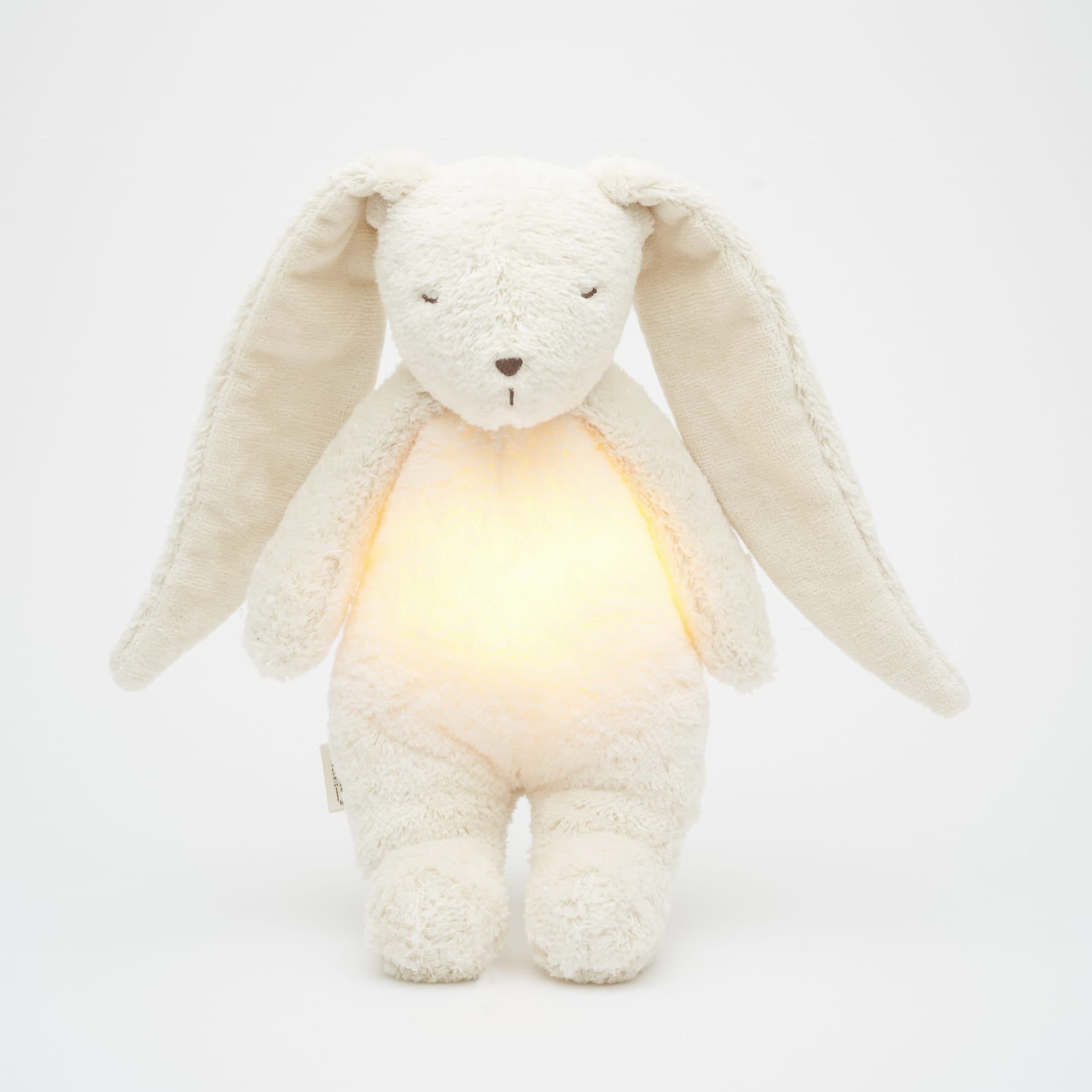 Moonie Plush Toy Heartbeat and Light | Bunny Organic Polar Natur