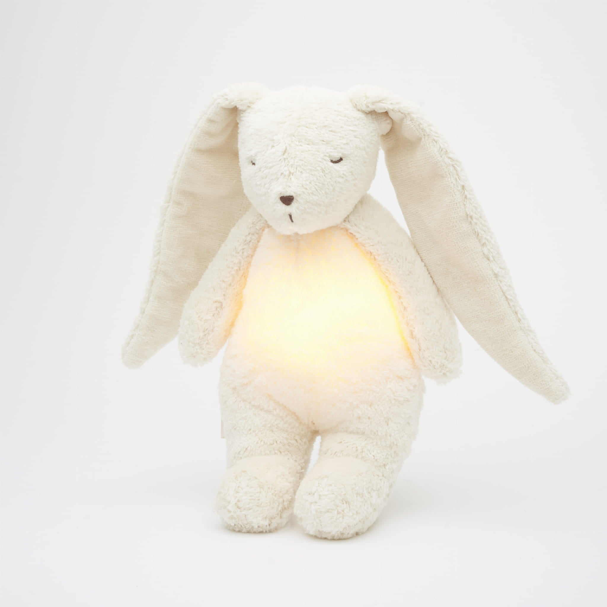 Moonie Plush Toy Heartbeat and Light | Bunny Organic Polar Natur