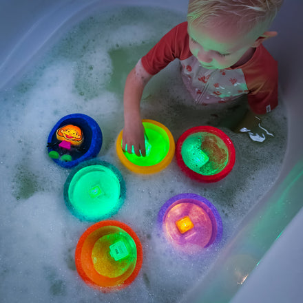 FREE Glo Pals Light Up Cubes Bath Toys Julia