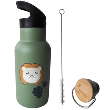 Kikadu Drinking Bottle | Lion Olive