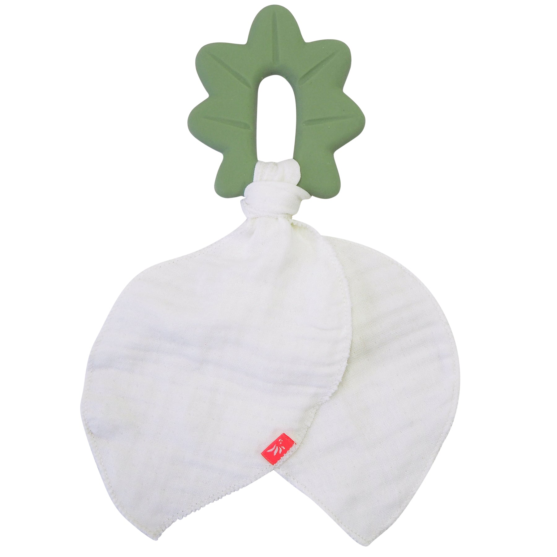 Kikadu Cuddle Cloth With Teething Ring | Nature