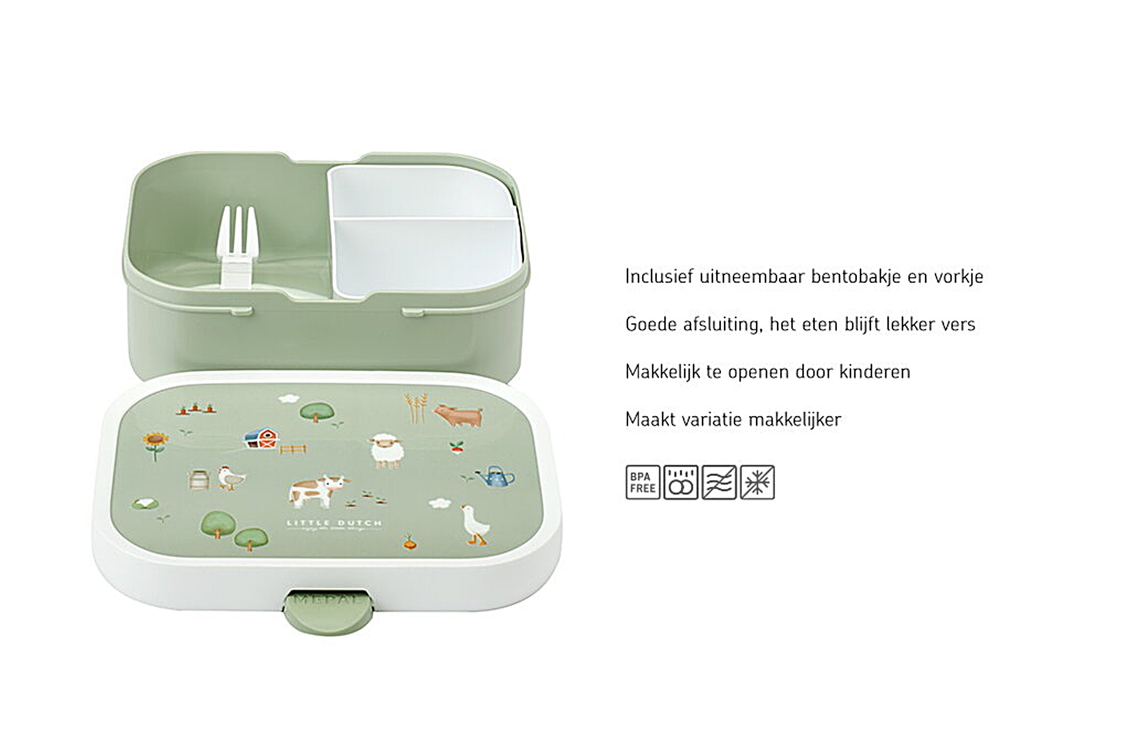 Mepal Little Dutch Lunchbox Campus With Compartments | Little Farm