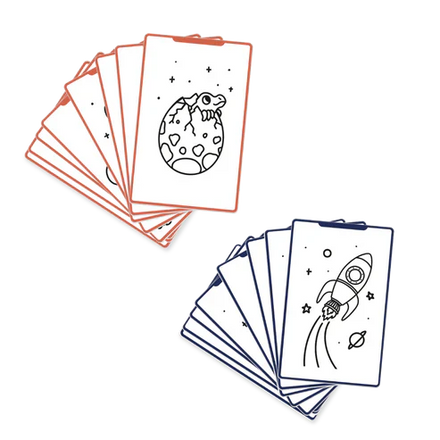 Kidywolf Refills for Kidydraw Mini Tablet | Galaxy & Dinosaurs