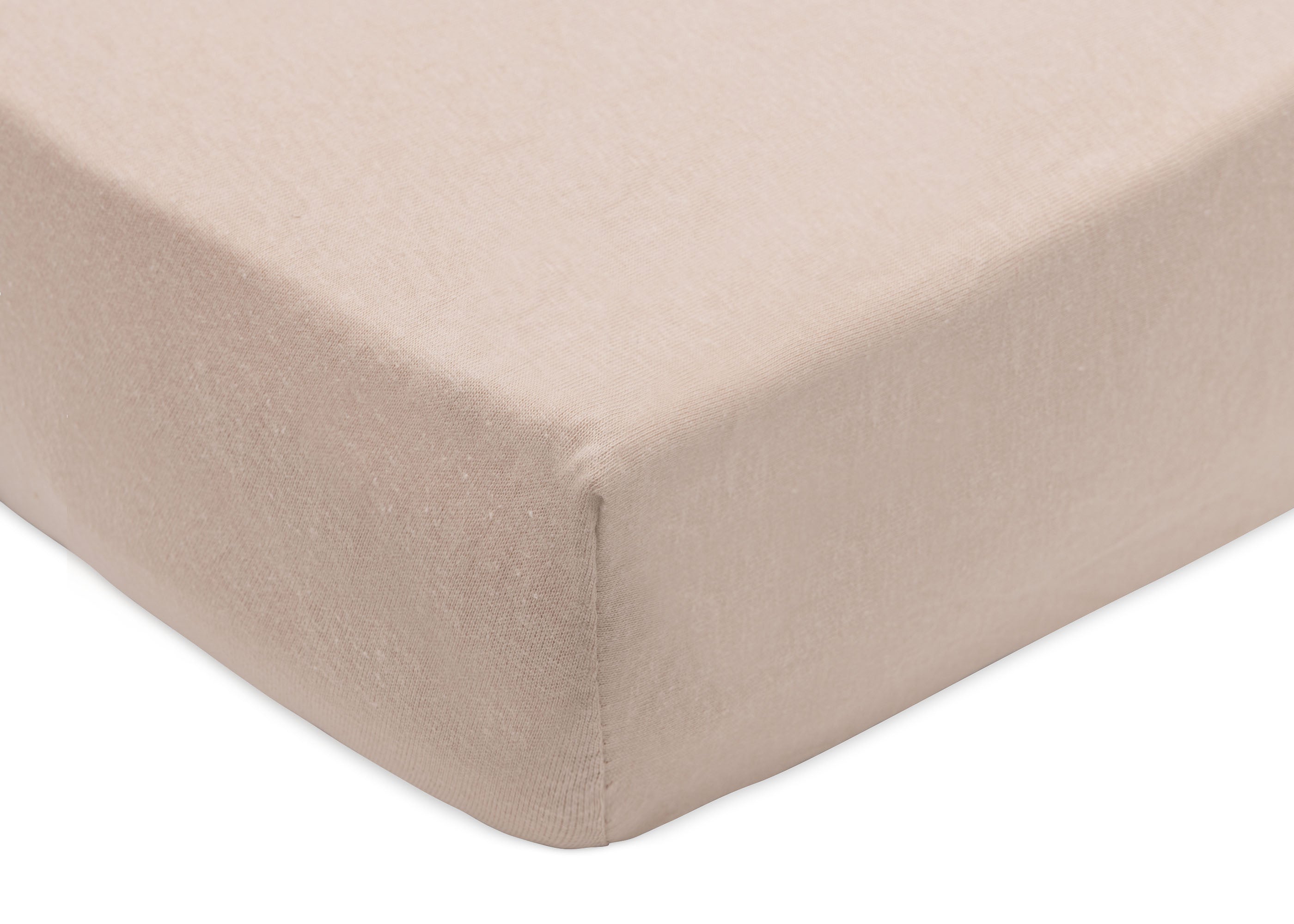 Jollein Fitted Sheet Jersey 40/50x80/90cm Wild Rose/Biscuit (2Pack)