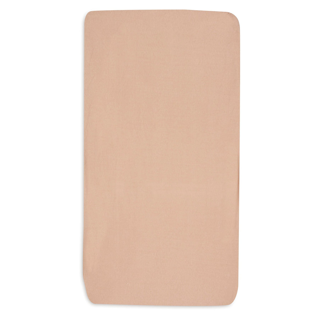 Jollein Fitted Sheet Jersey 40/50x80/90cm Blush/Wild Rose (2pack)
