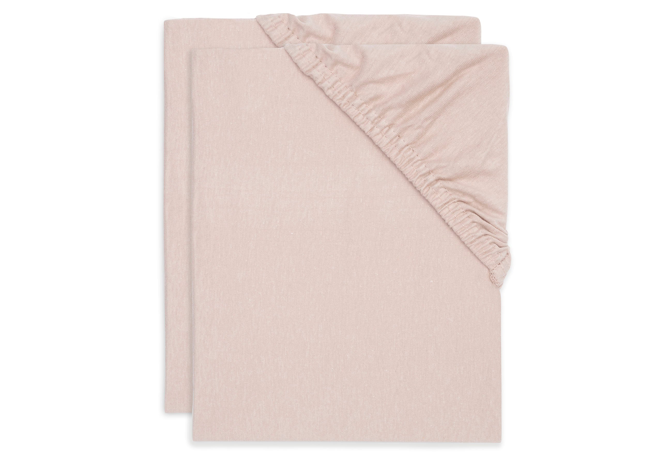 Jollein fitted sheet Jersey 60x120cm 2-pack | Wild rose