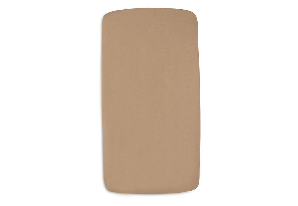 Jollein Fitted Sheet Jersey 60x120cm Sea Green/Biscuit (2Pack)