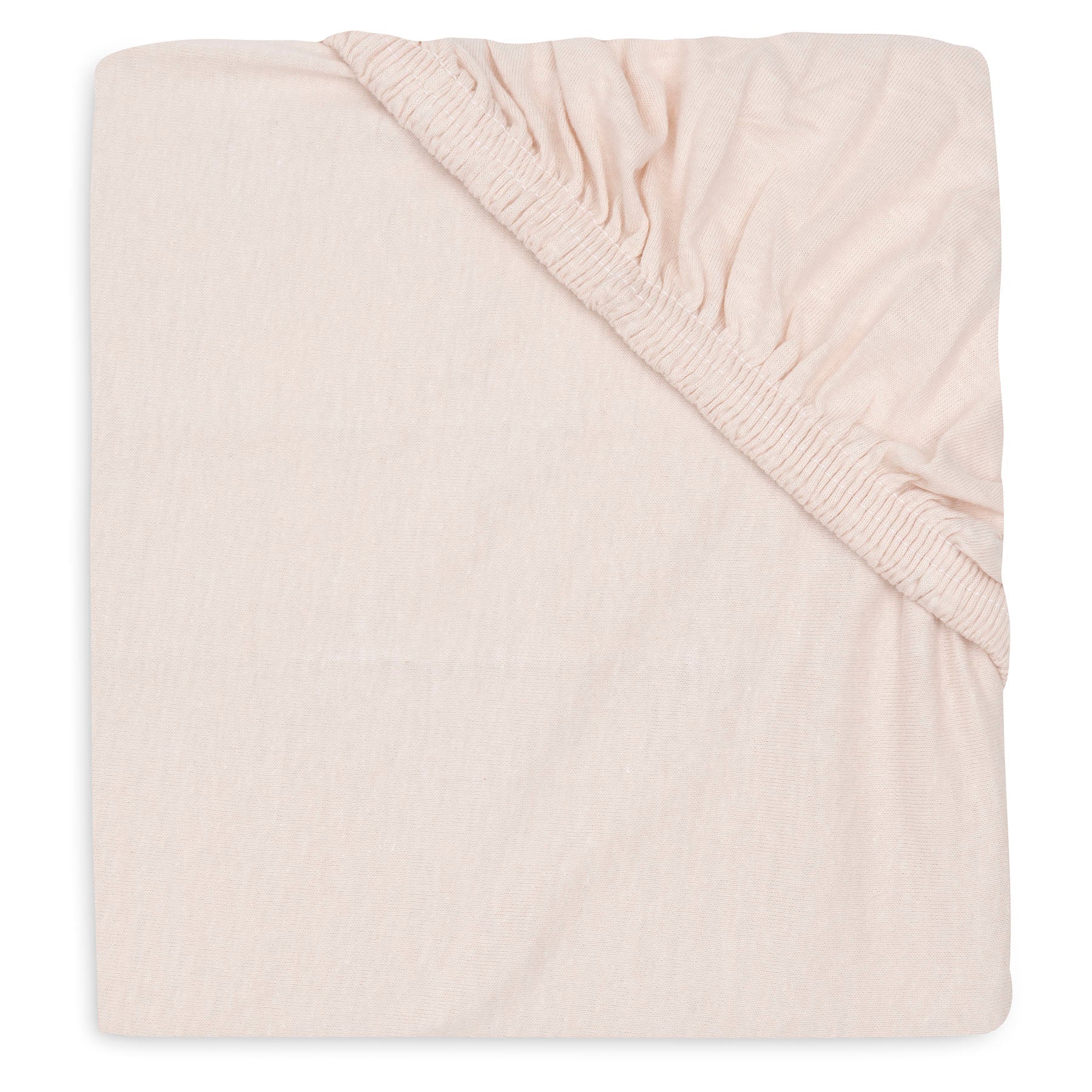 Jollein Fitted Sheet Jersey 70/75x140/150cm Blush/Wild Rose (2p)