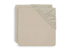 Jollein fitted sheet Jersey 60x120cm | Nougat