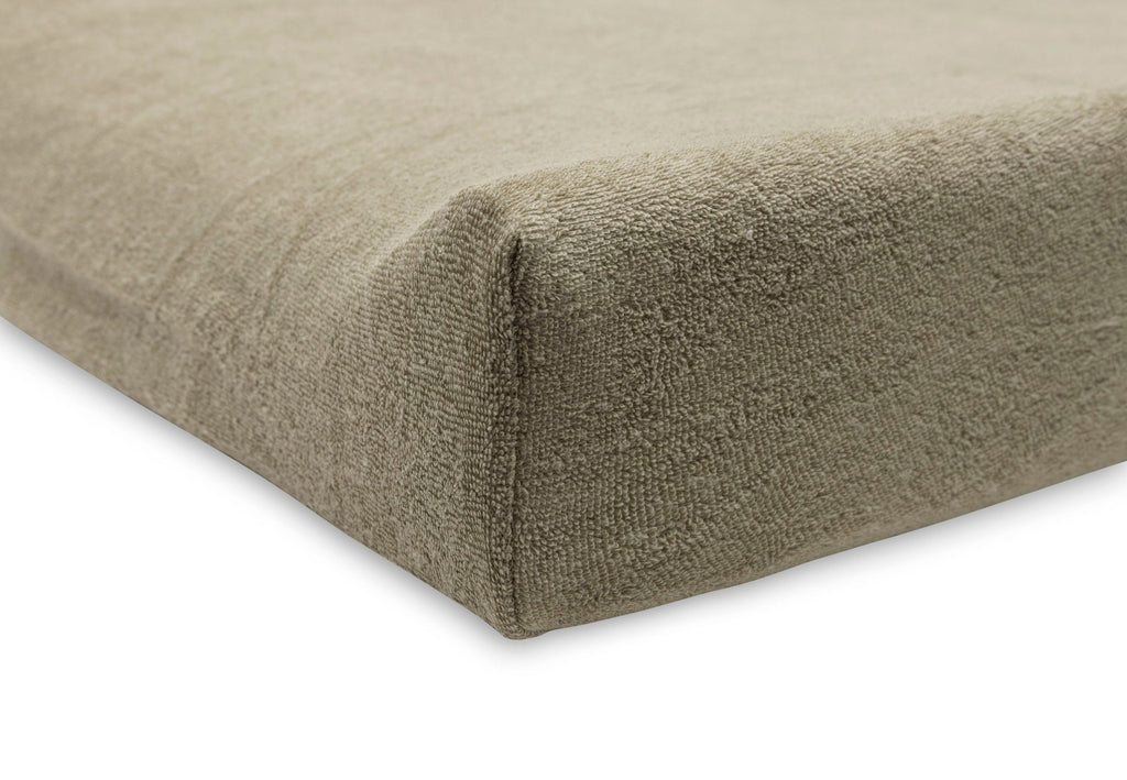 Jollein wash cushion cover terry cloth 50x70cm 2-pack | Olive Green