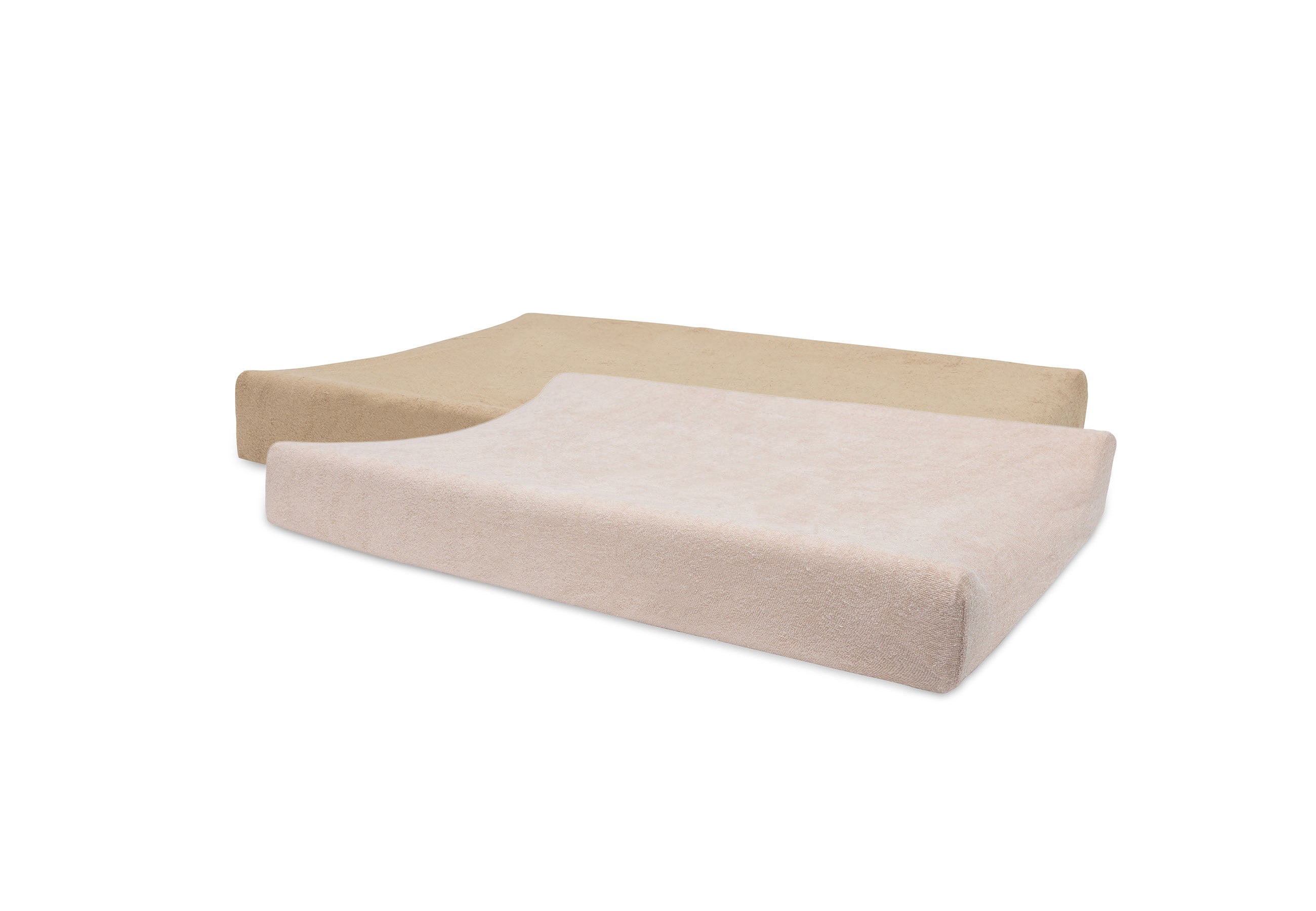 Jollein Changing Pad Cover Terry Cloth 50x70cm Wild Rose/Biscuit (2Pack)