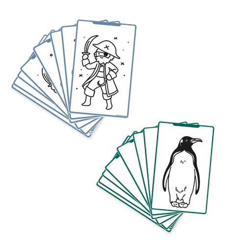 Kidywolf Refills for Kidydraw Mini Tablets | Animals Around the World - Oceans & Pirates