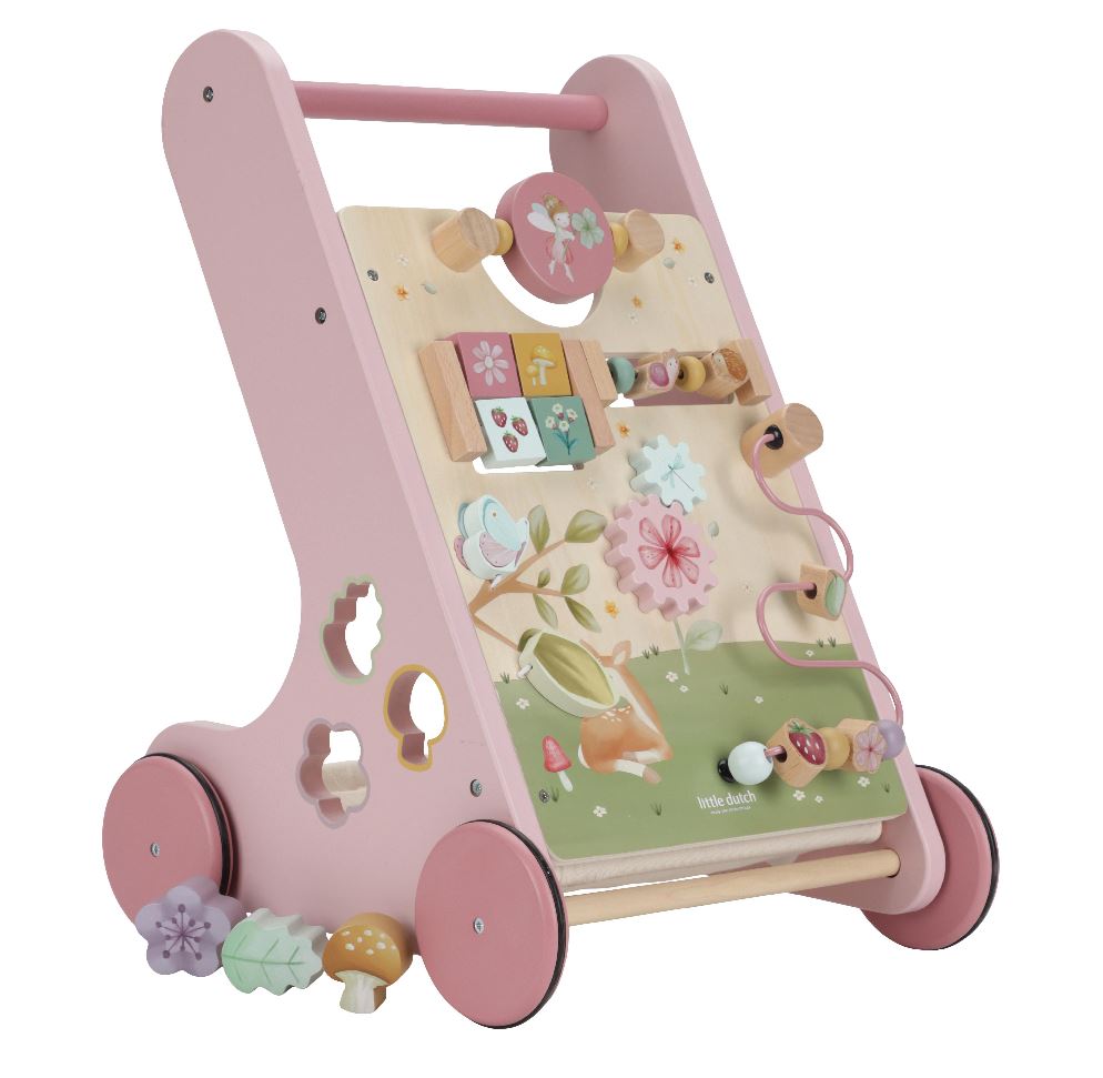 Little Dutch Wooden Activities Walker | Fairy Garden