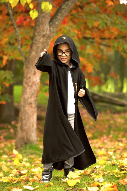 Great Pretenders Wizard Wizard Cloak & Glasses | 7-8Y