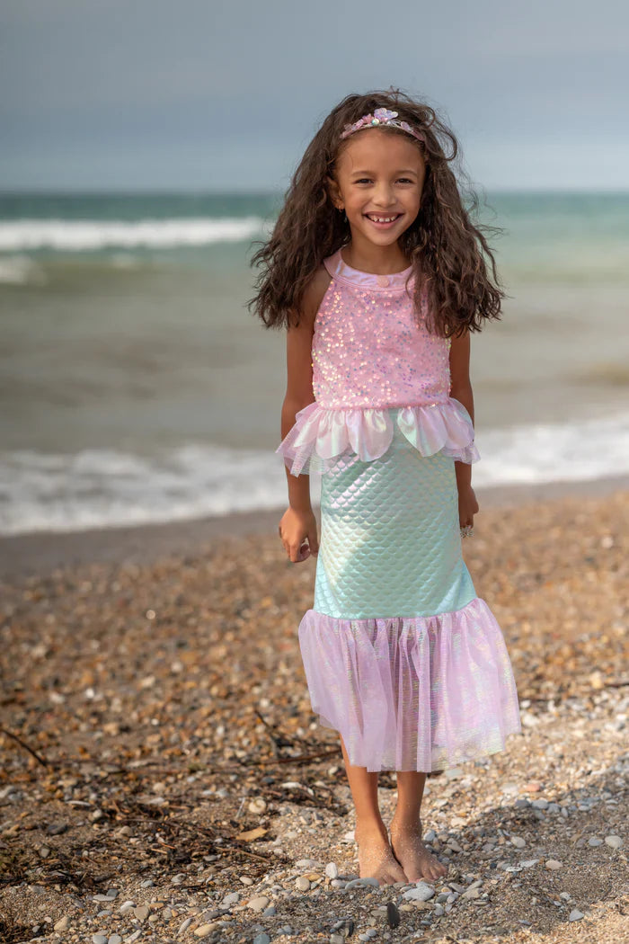 Great Pretenders Misty Mermaid Dress Pink 3-4Y