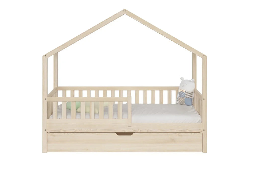 De Gele Flamingo Bed House Roma | Single with drawer for mattress 90x200cm