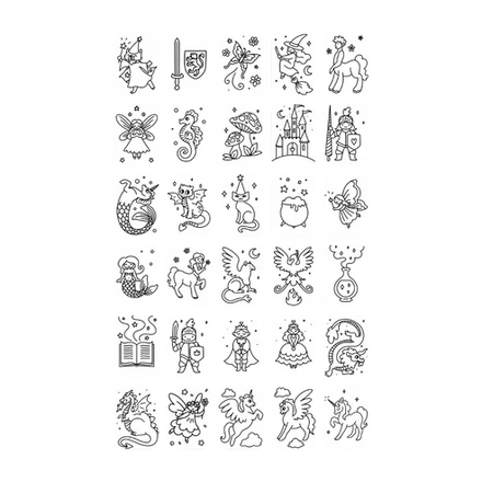 Kidywolf Refills for Kidydraw Mini Tablets | Once Upon a Time ... Animals