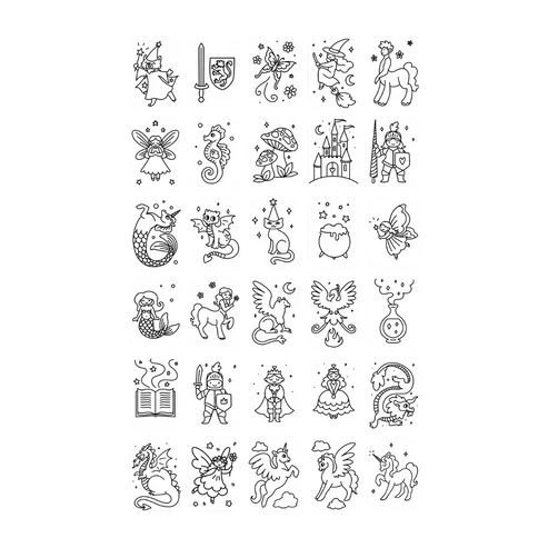 Kidywolf Refills for Kidydraw Mini Tablets | Once Upon a Time ... Animals