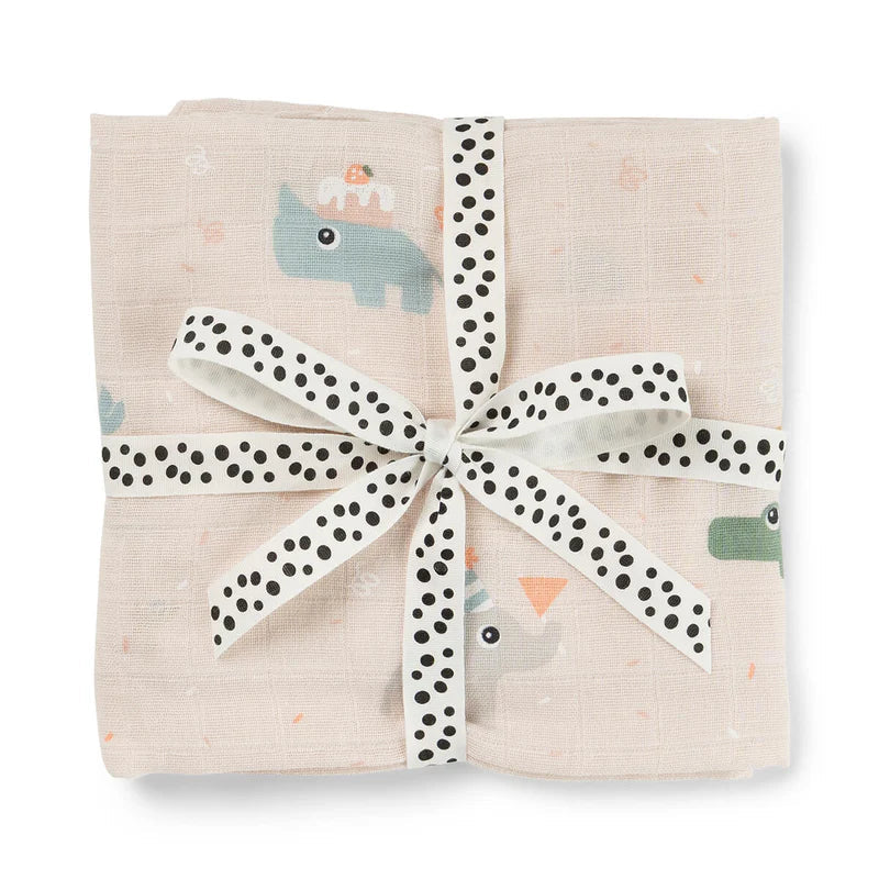 Done By Deer Muslin Cloth 120x120cm | Celebration Powder