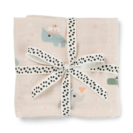 Done By Deer Muslin Cloth 120x120cm | Celebration Powder