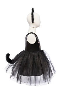 Great Pretenders Black Cat Dress With Accessory 5-6Y