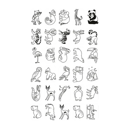 Kidywolf Refills for Kidydraw Mini Tablets | Once Upon a Time ... Animals