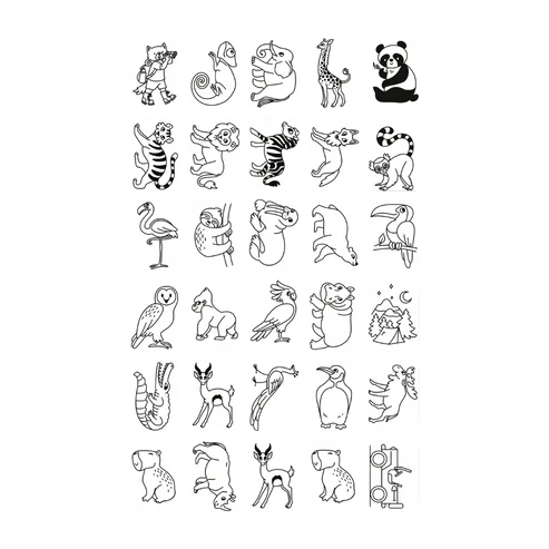 Kidywolf Refills for Kidydraw Mini Tablets | Once Upon a Time ... Animals