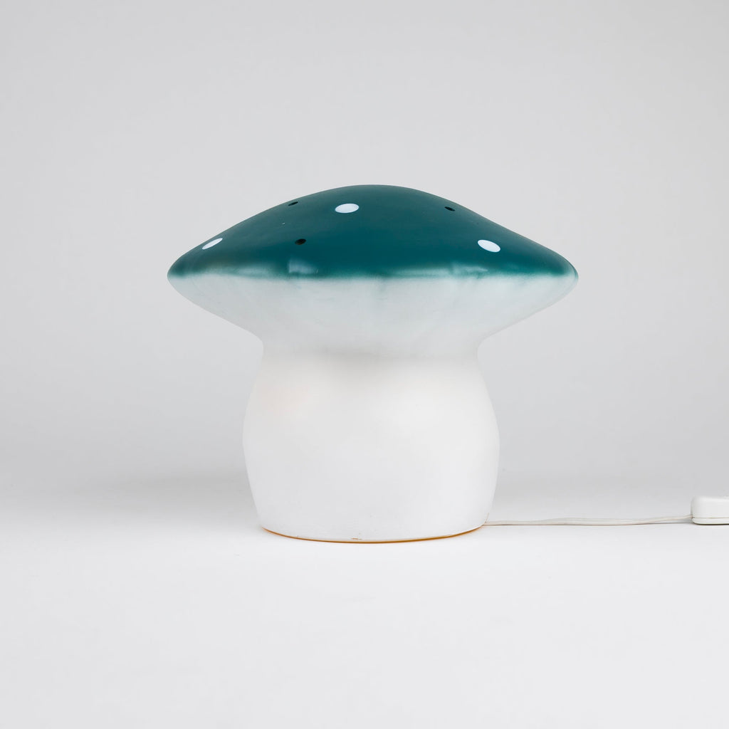 Egmont Toys Night Light Mushroom Medium Natural Teal 20cm