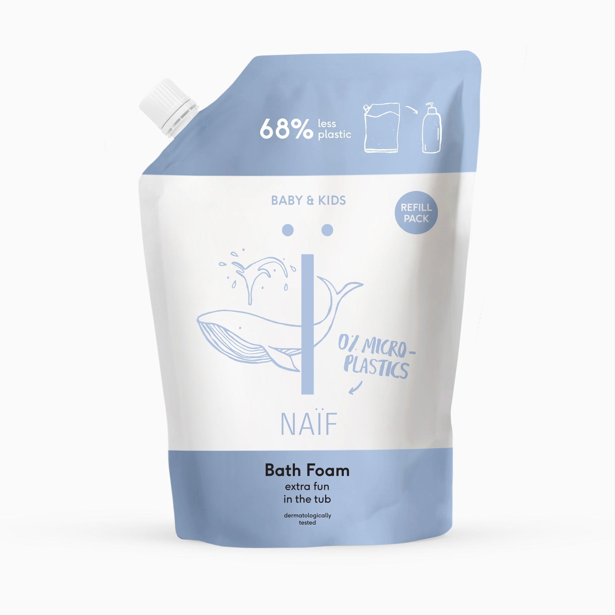 Naïf Baby & Kids Bath Foam 500ml | Refill