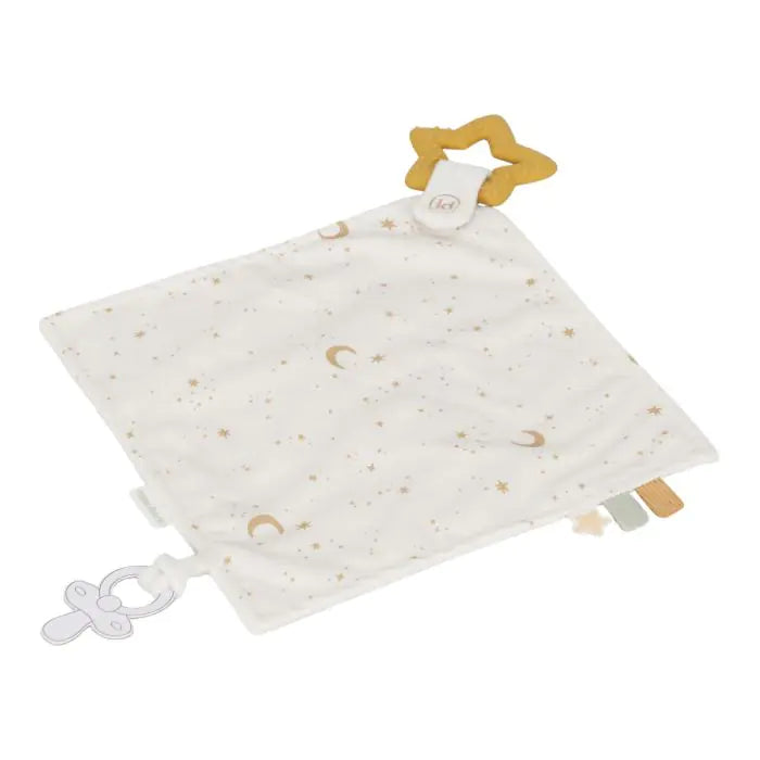 Little Dutch Cuddle Cloth with Teething Ring Newborn Naturals