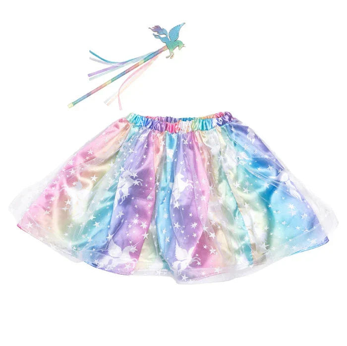 Great Pretenders Enchanted Unicorn Skirt And Wand Set 4-6Y