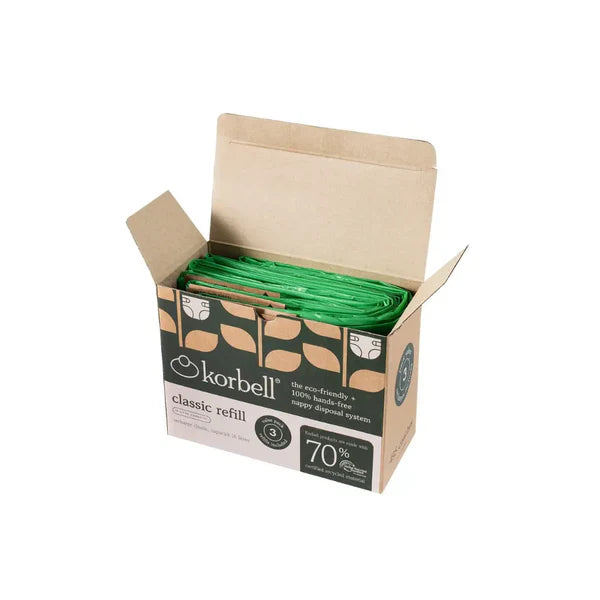 Korbell Diaper Pail Refill 16l | 3 pack