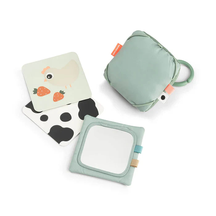 Done By Deer Contrast Toy | Tiny farm Green