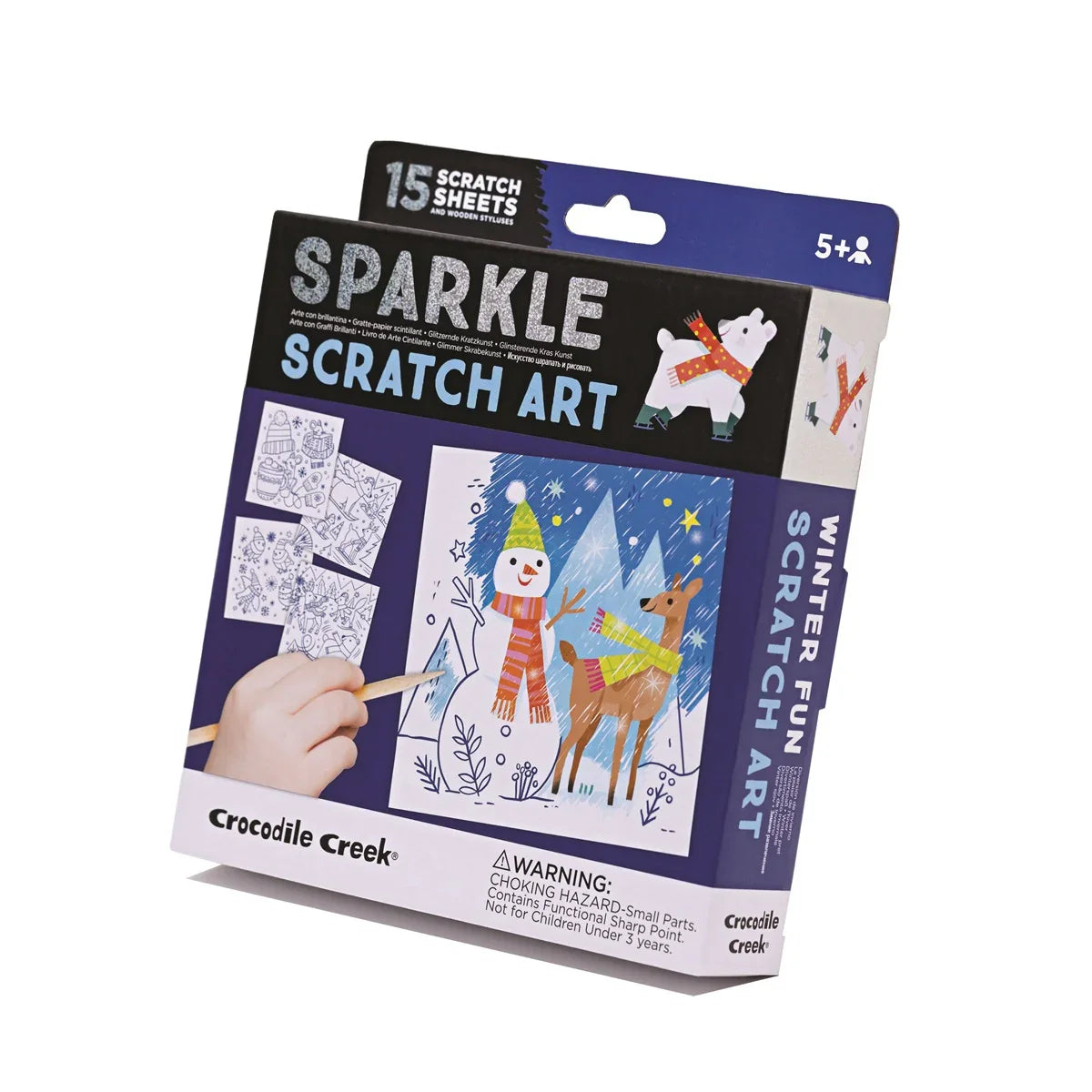 Crocodile Creek Craft Set Scratch | Winter Fun