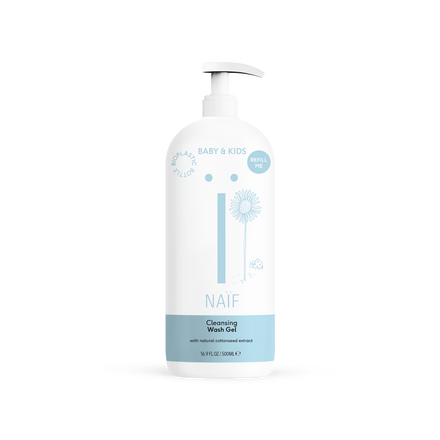 Naïf Baby Wash Gel With pump 500ml