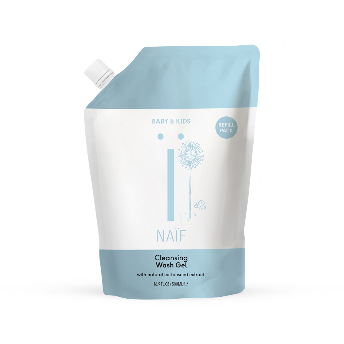 Naïf Baby Wash gel refill 500ml