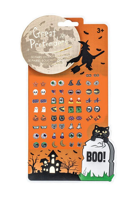 Great Pretenders Halloween Sticker Earrings | 30PCS